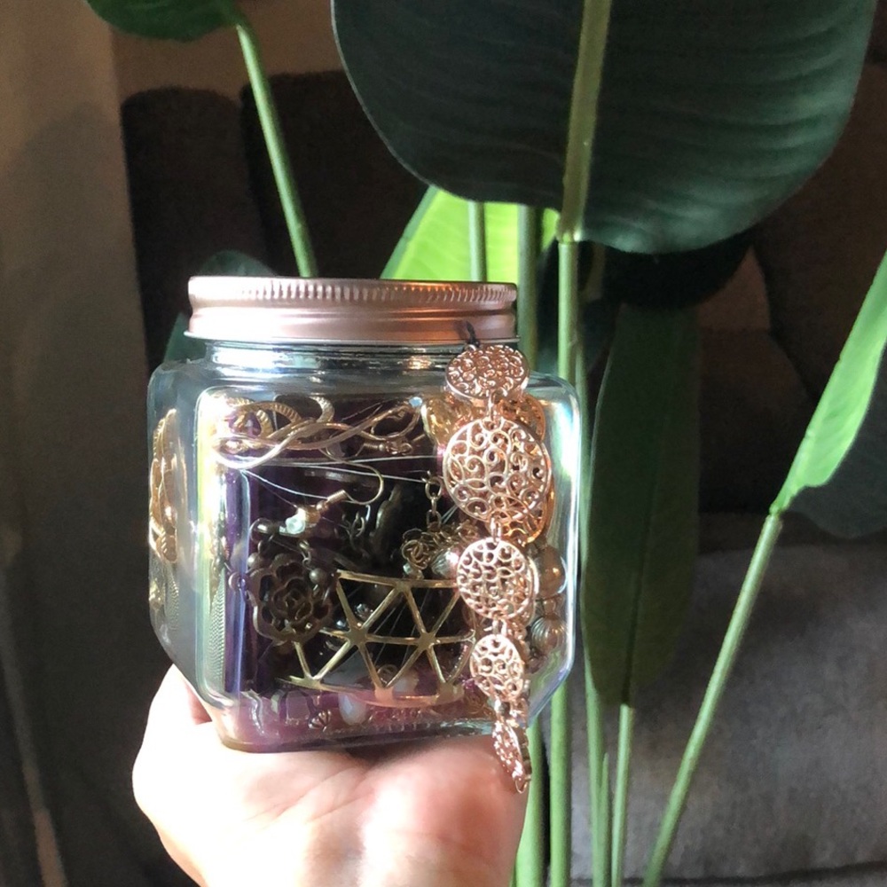 Mystery Jewelry Jar - Gold Tones Edition